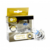 Лампа автомобильная General Electric H4 Megalight Ultra +130% (комплект - 2 лампы)