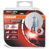  	Лампа автомобильная Osram H11 Night Breaker Unlimited (+110%) - 64211NBU-HCB